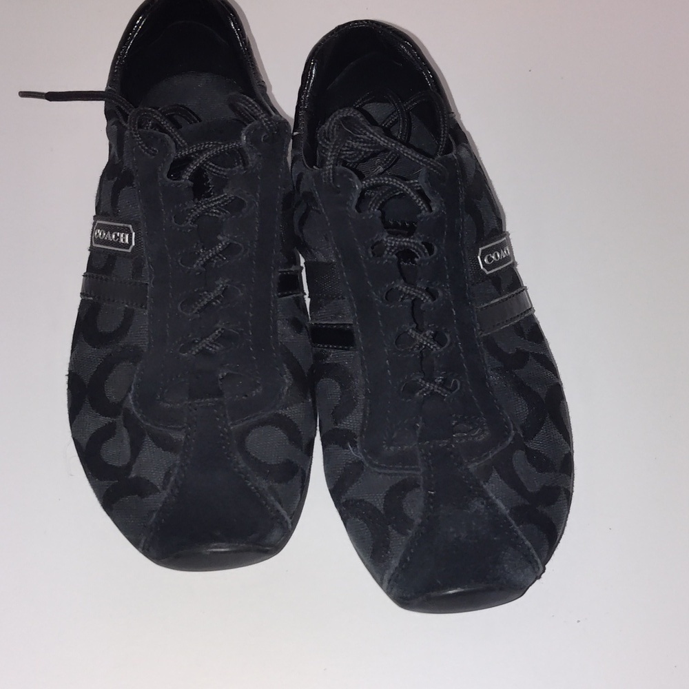 Black Coach women's Kathleen sneakers tennis shoes - size 7